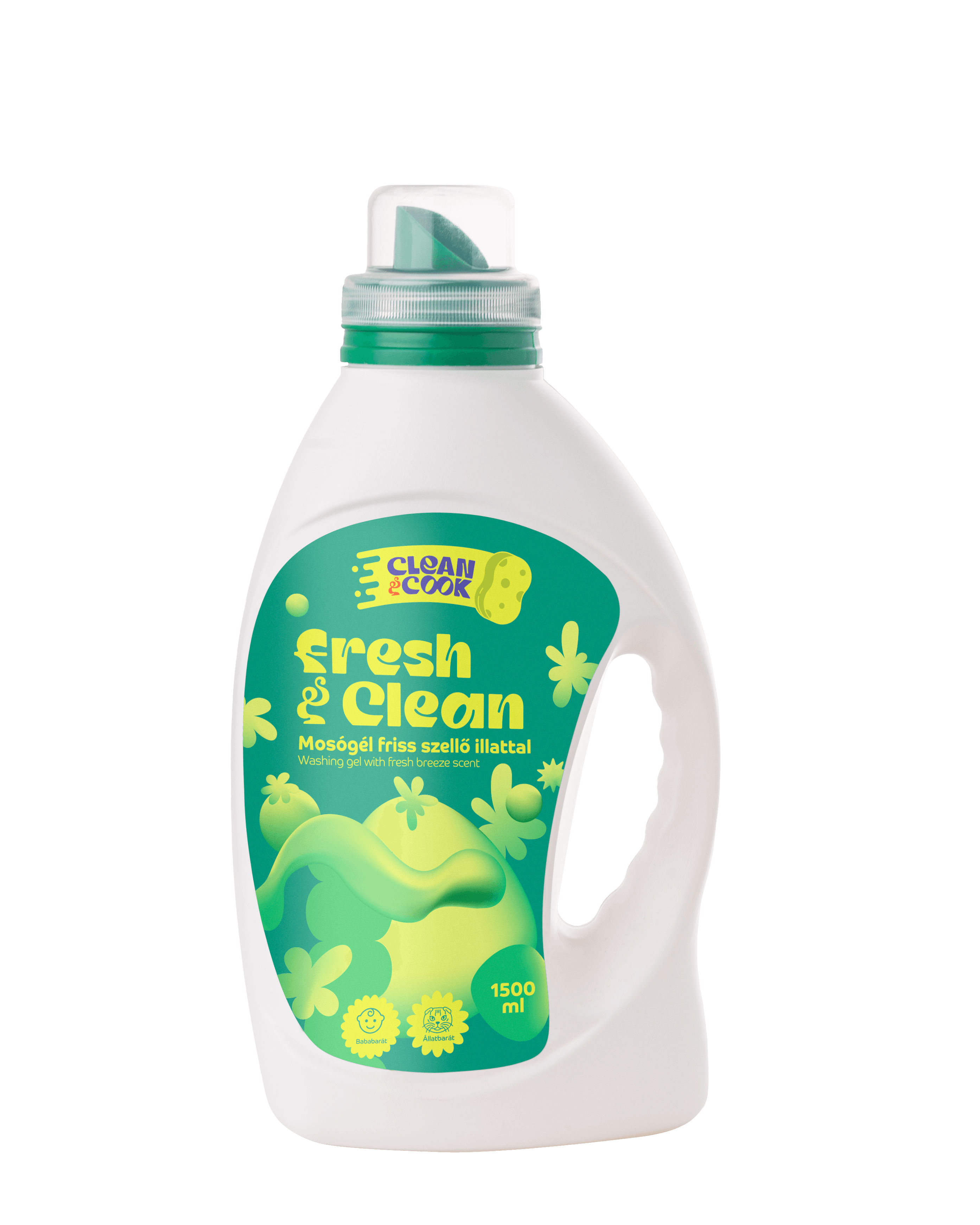 Clean & Cook fresh and clean prací gél 1500 ml