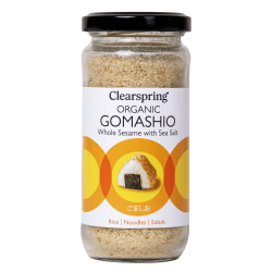 Clearspring Bio Gomasio: Pražená hnedá sezamová soľ 100 g