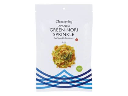 Clearspring Japonská zelená nori posýpka z morskej zeleniny 20g