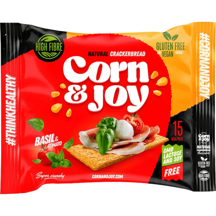 Corn and Joy extrudovaný chlieb s paradajkami a bazalkou 80 g