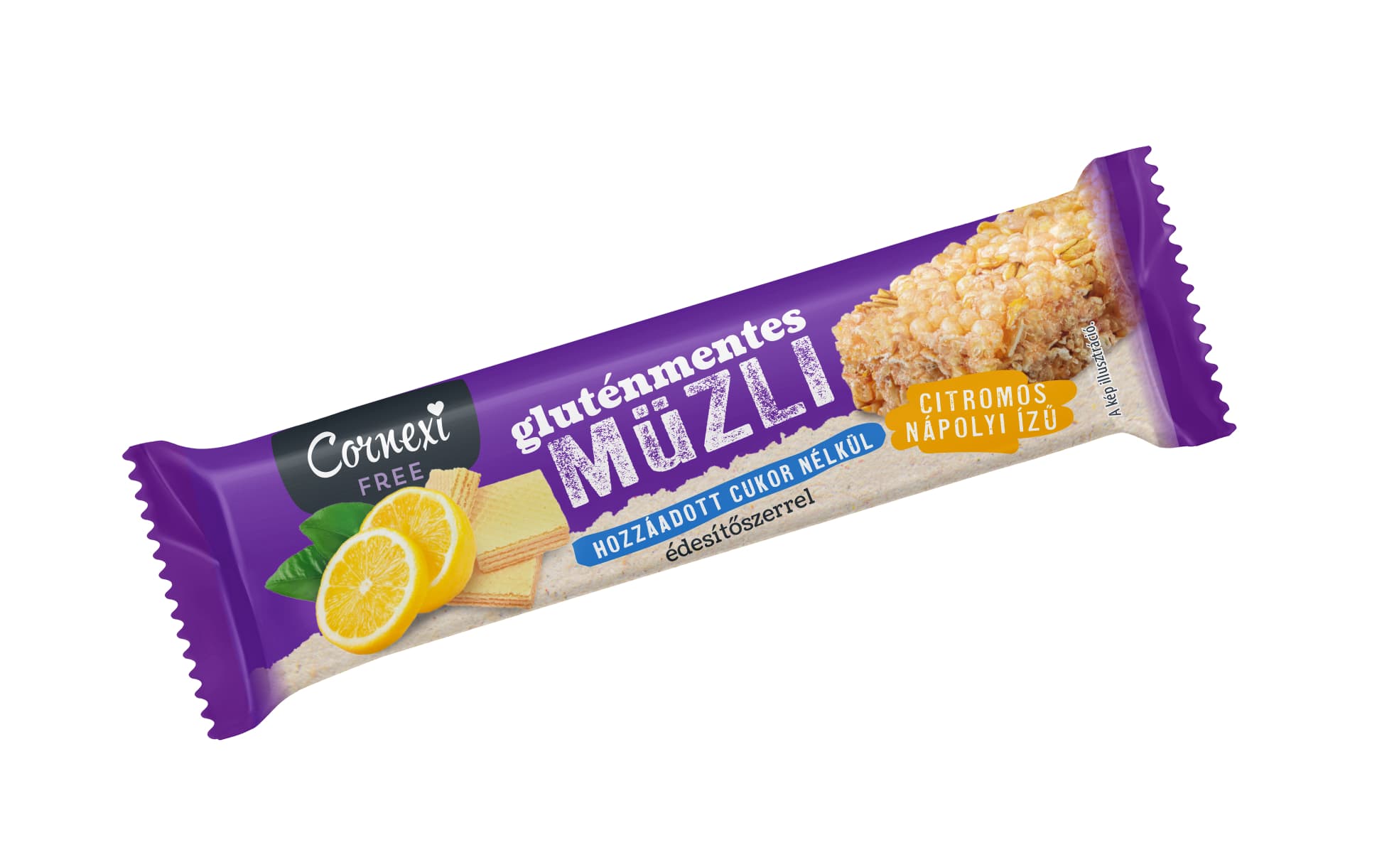 Cornexi bezlepková müsli tyčinka s príchuťou citrónových oplatkov 25 g