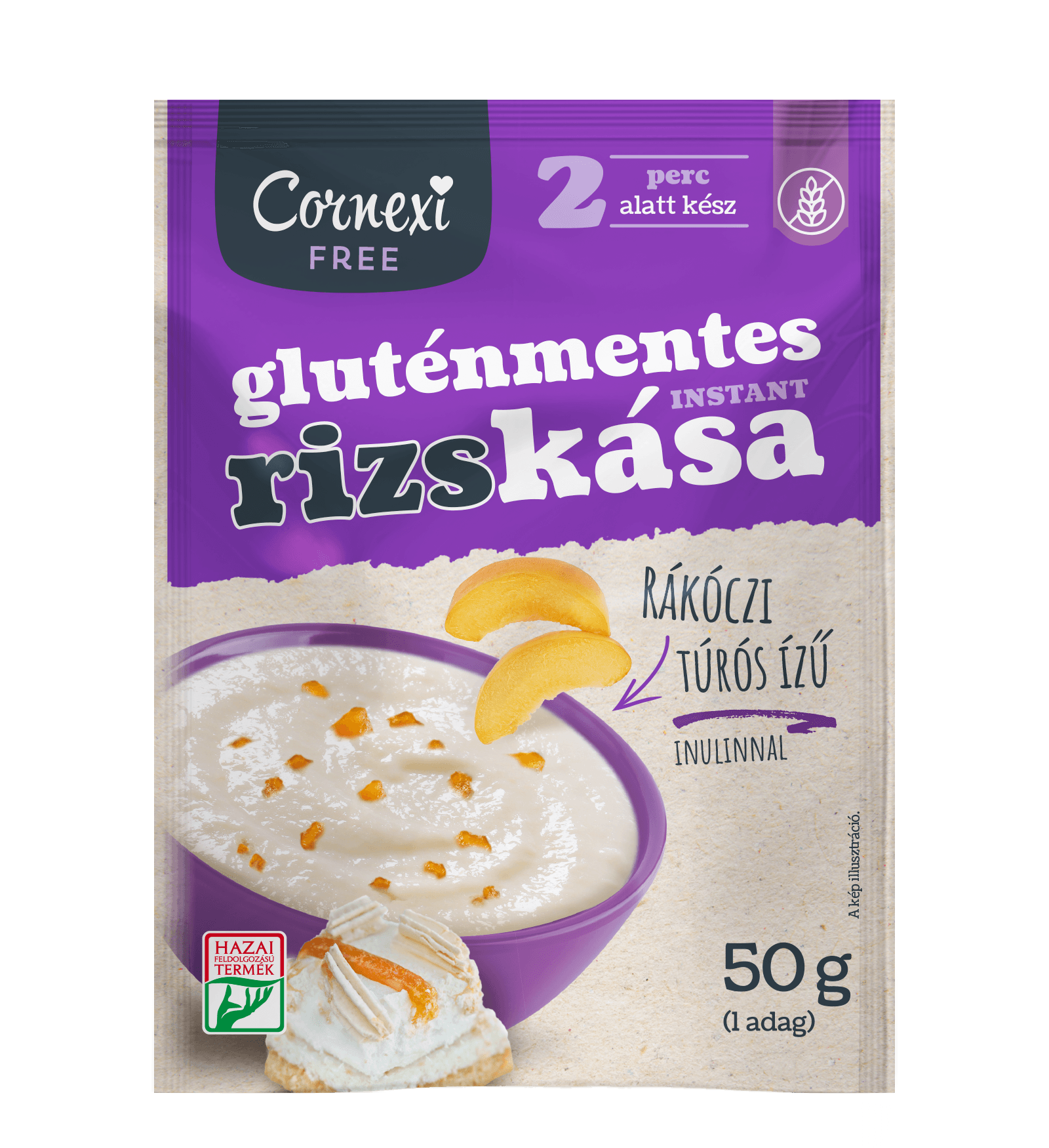 Cornexi bezlepková ryžová kaša Rákóczi tvarohová 50 g