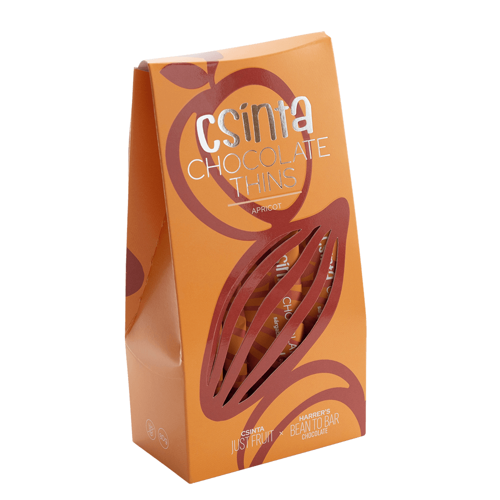 Csinta čokoládové plátky s marhuľovou príchuťou 80 g