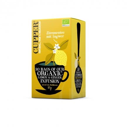 Cupper bylinný čaj Superstar Citrón a Zázvor 50 g - 58250