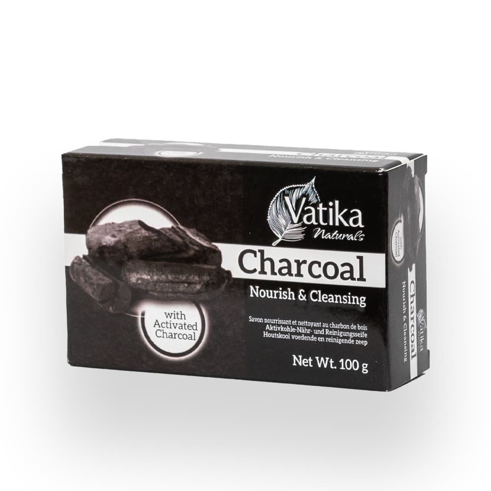Dabur Vatika DermoViva Charcoal čistiace mydlo 100 g - 96608