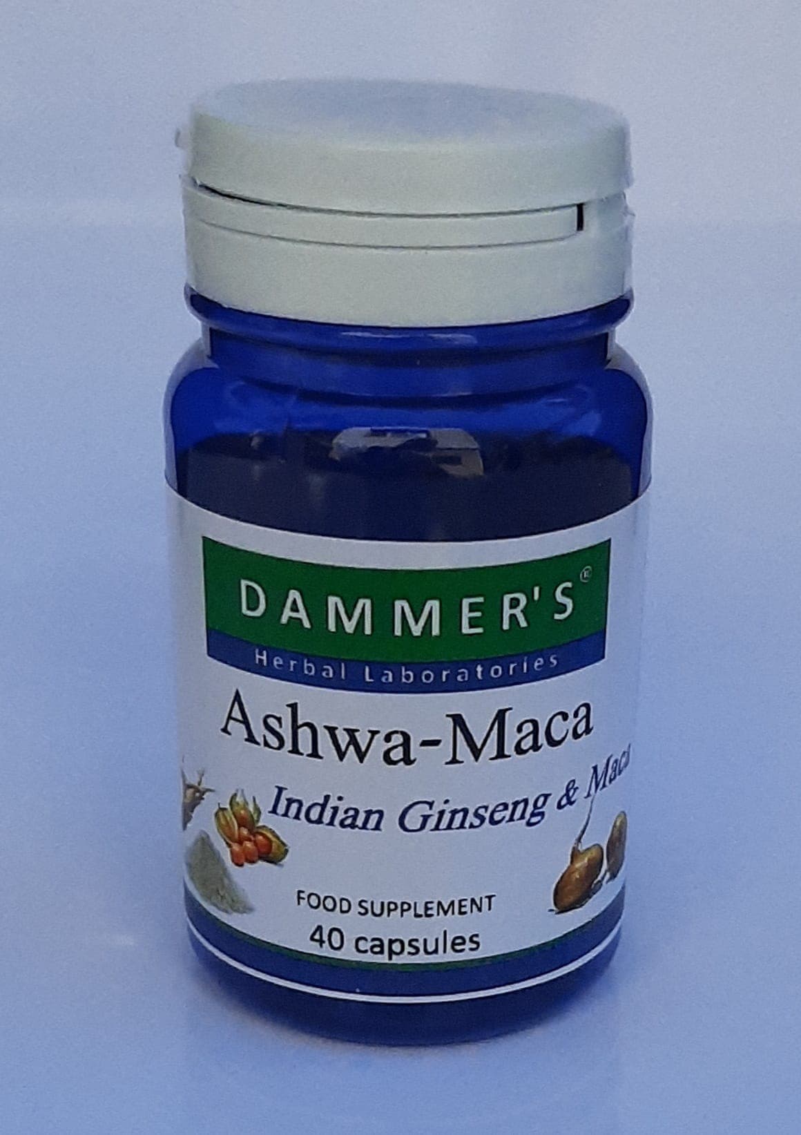 Dammers ashwagandha maca indický ženšen kapsuly 40 ks