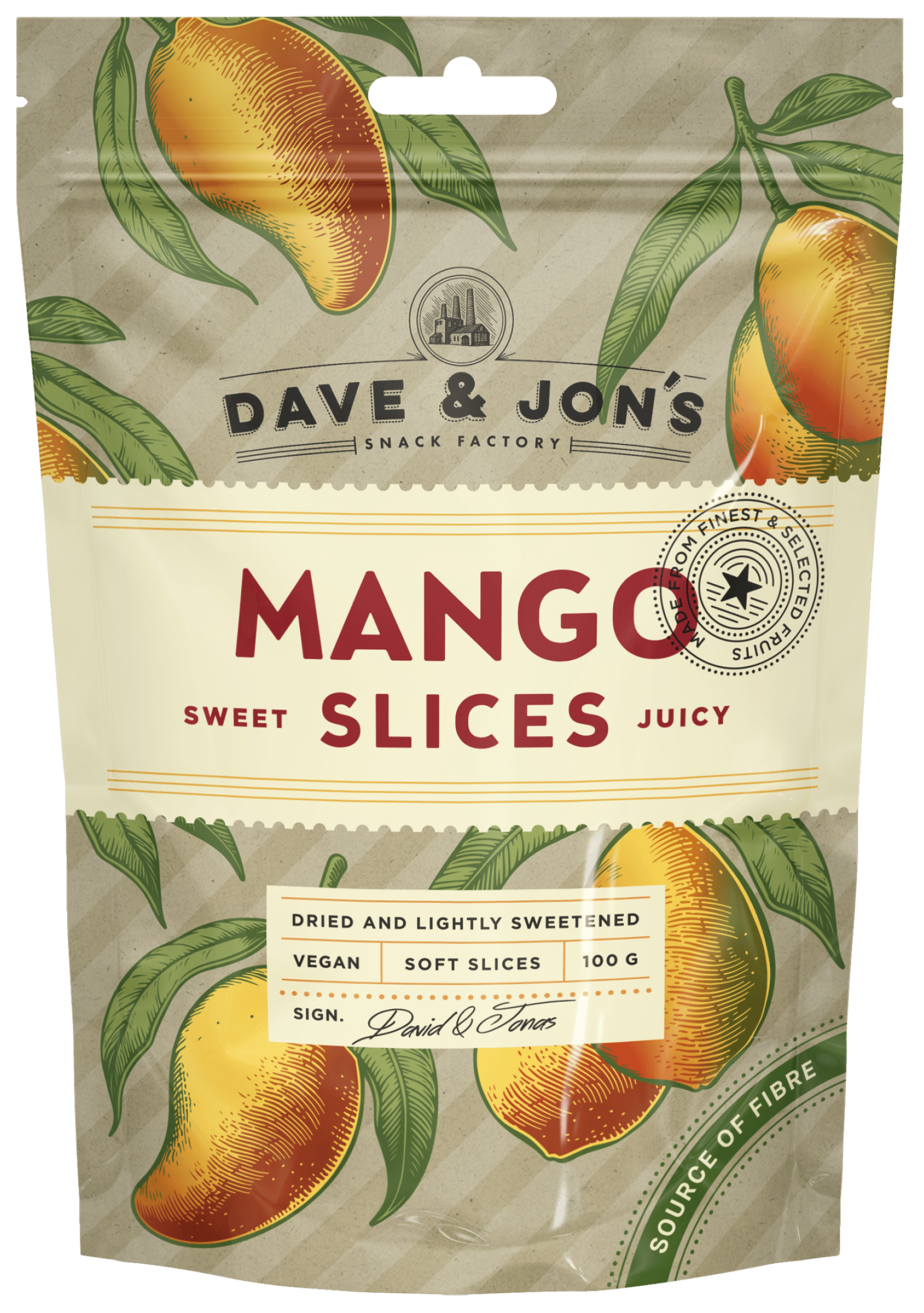 Dave & Jon's sušené mango 100 g