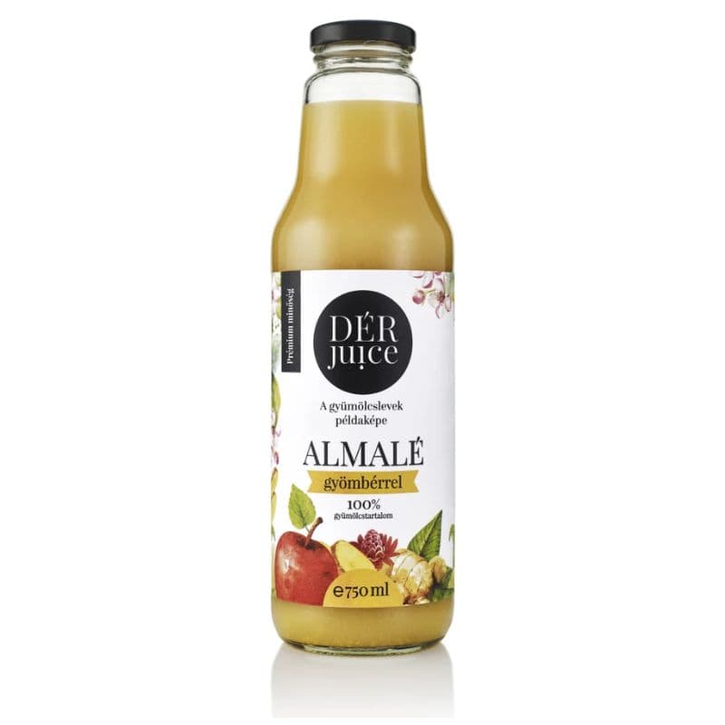 Dér džús jablčný džús s zázvorom 98-2% 750 ml