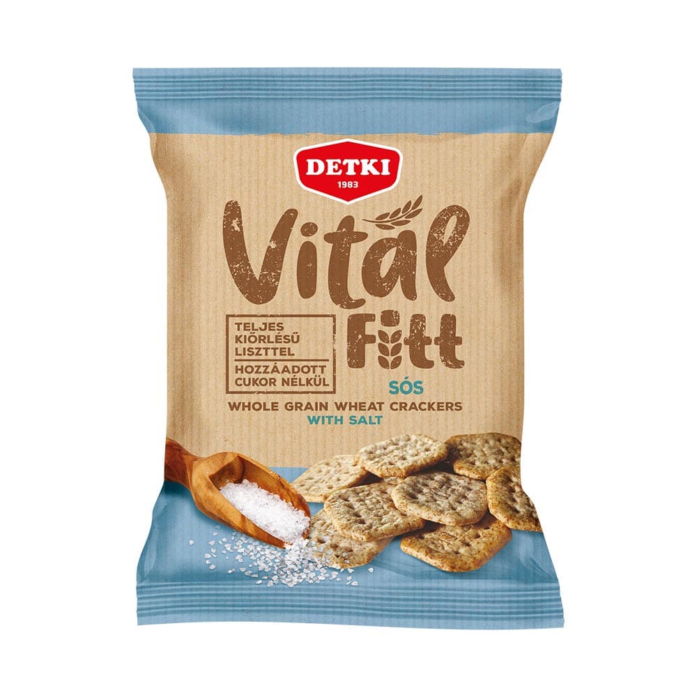 Detki celozrnné krekry so soľou 100g - 91260
