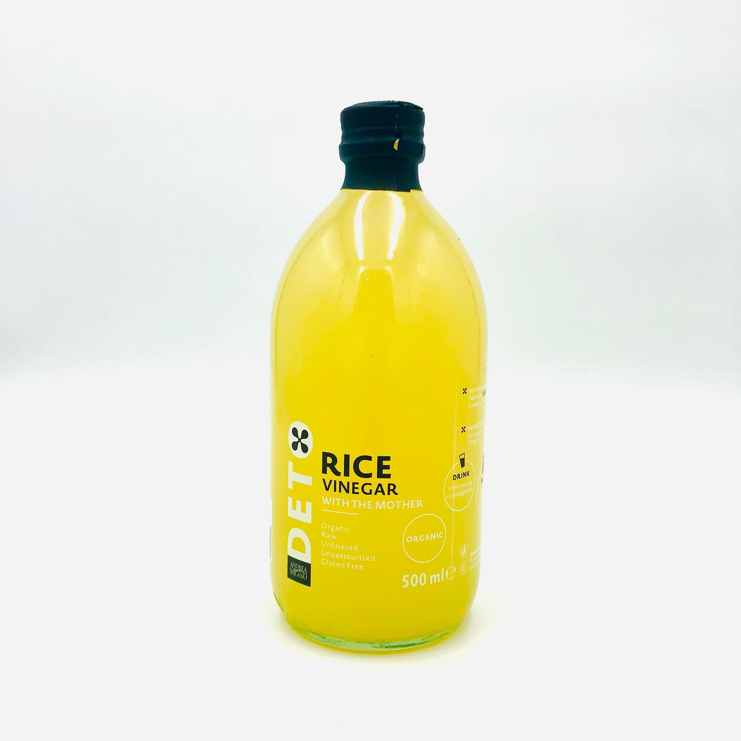 Andrea Milano Bio Nesfiltrovaný Ryžový Ocot 500 ml