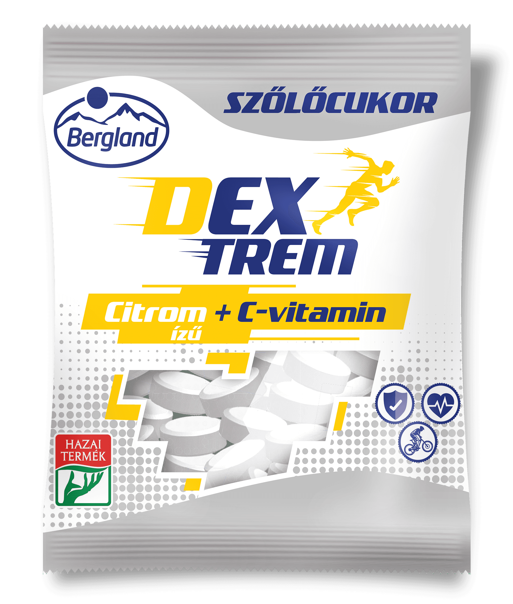 Dextreme hroznový cukor s citrónovou príchuťou a vitamínom C 70 g