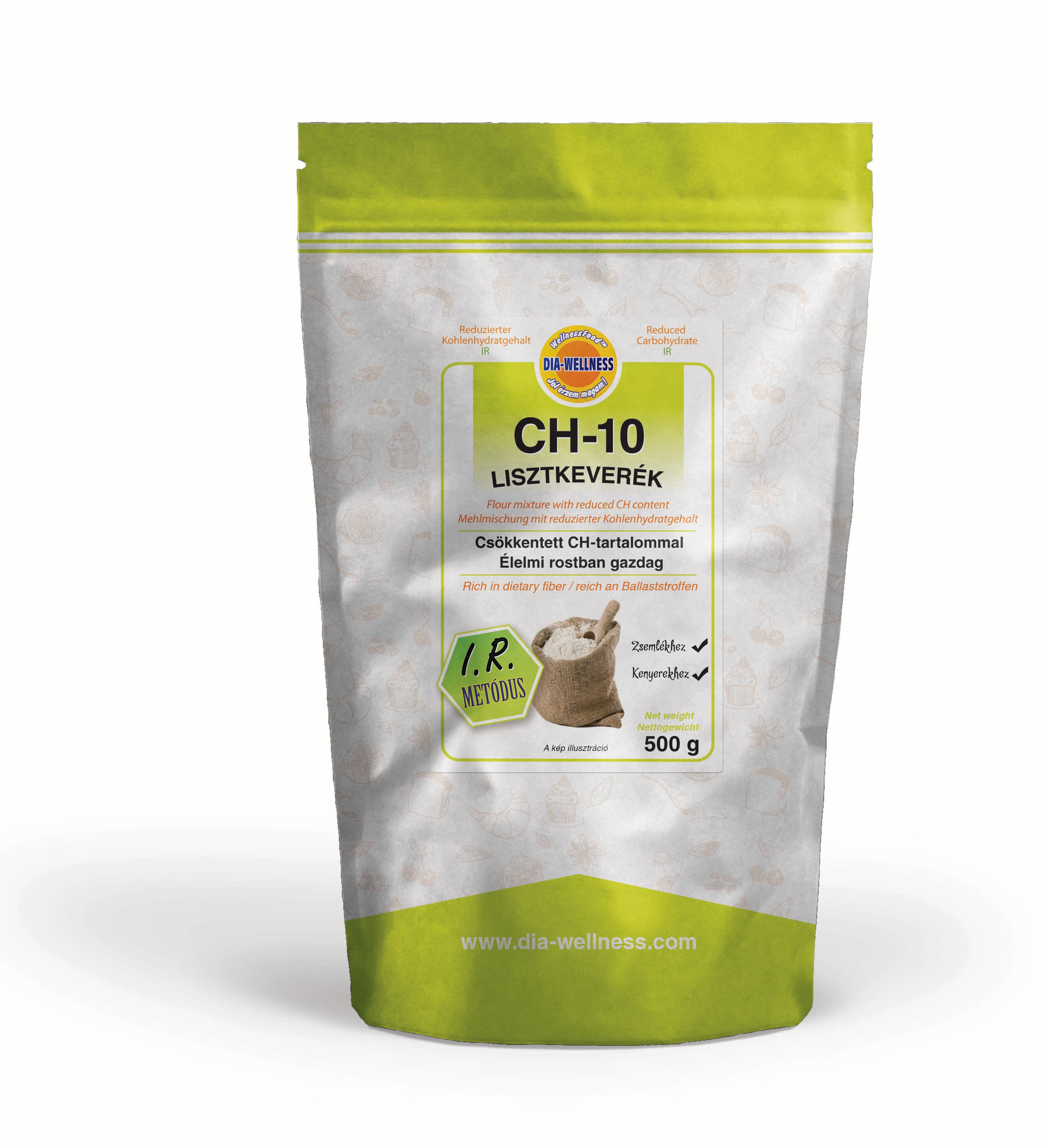 Dia-Wellness Zmes múky ch-10 500 g
