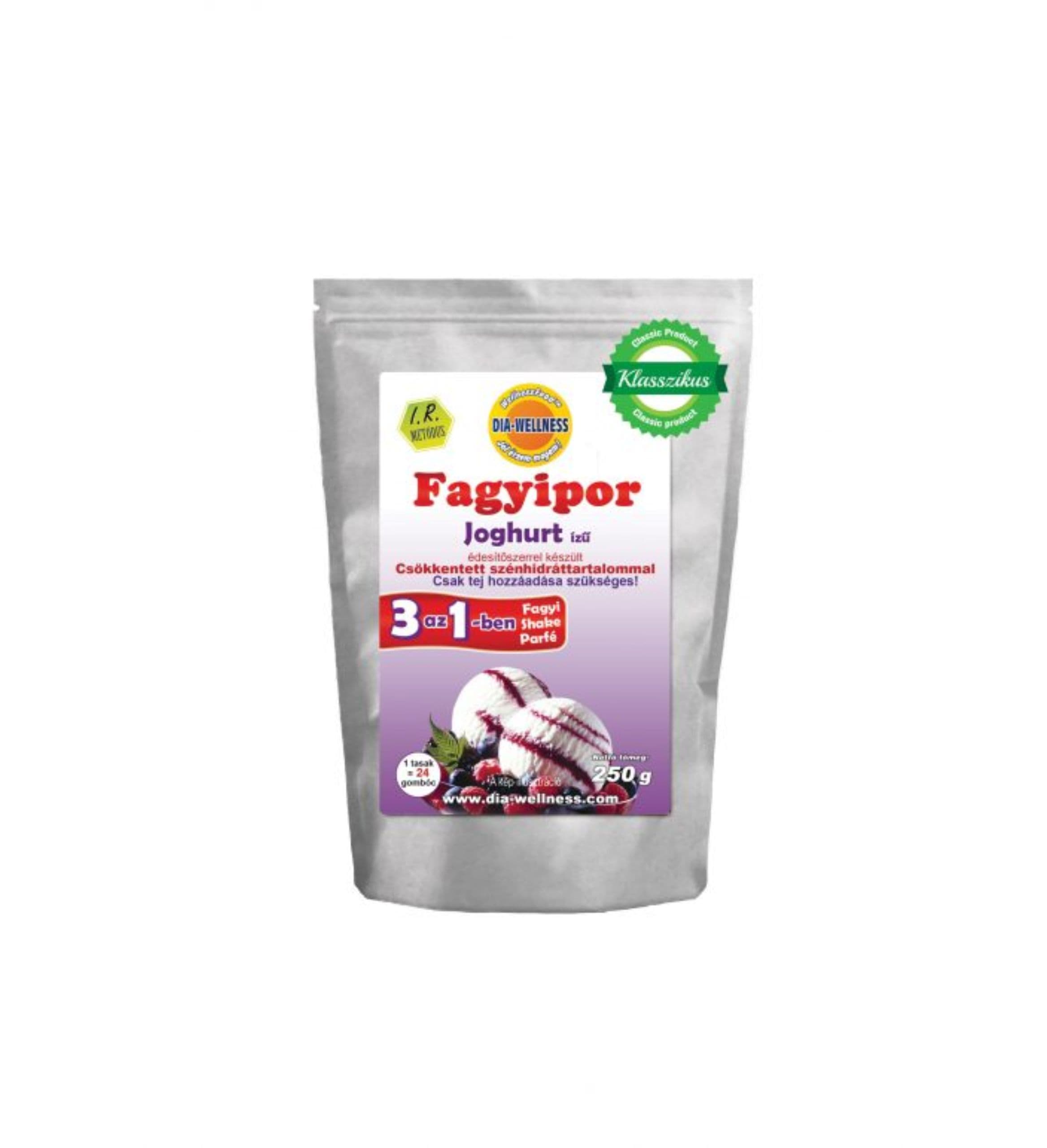 Dia-Wellness zmrzlinový prášok jogurt 250 g