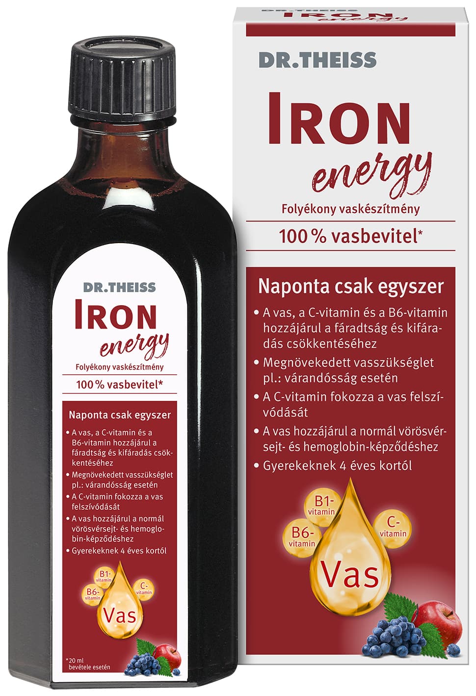 Dr. Theiss Železný prípravok Iron Energy 250 ml - 89483