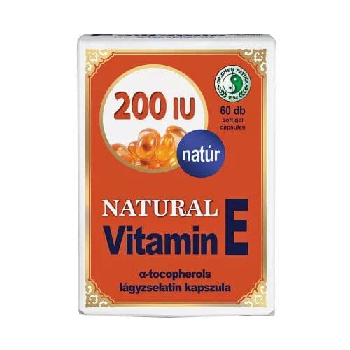 Dr.chen prírodný vitamín E 200 kapsúl 60 ks