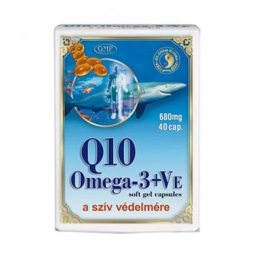 Dr.chen q10+omega-3+vitamín E kapsula 40 ks