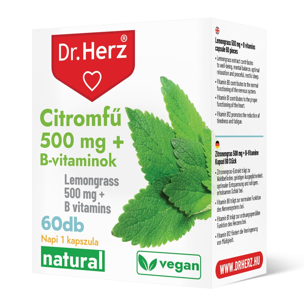 Dr.herz medovka 500mg + B-vitamíny kapsule 60 ks