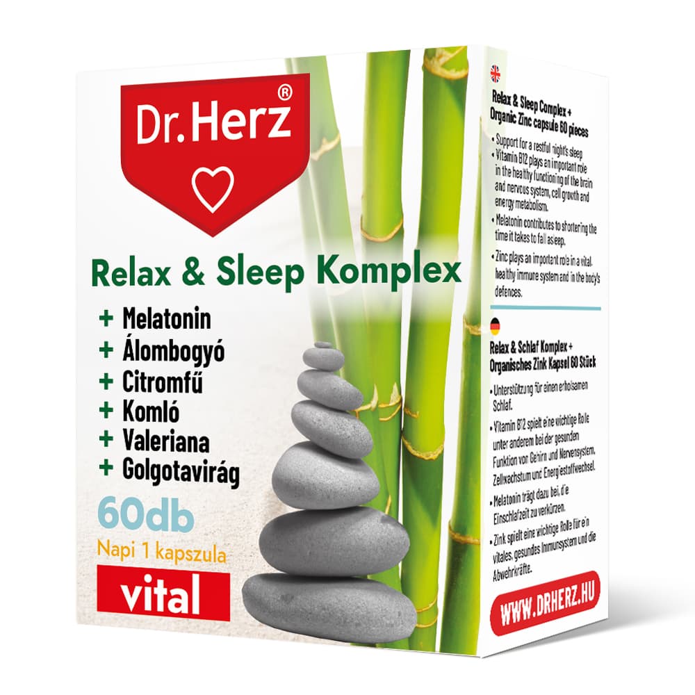 Dr.herz relax a spánok komplexná kapsula 60 ks