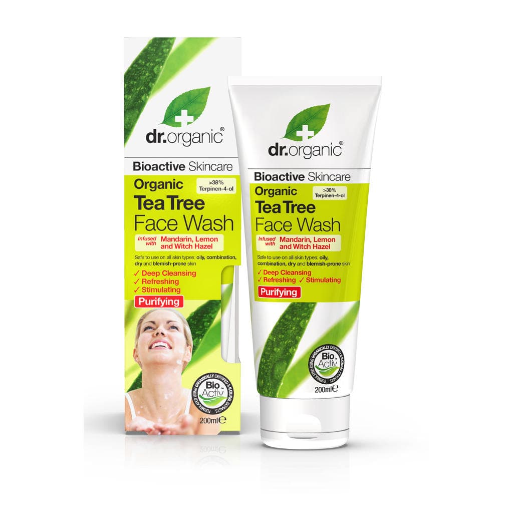 Dr. Organic Čistiaci pleťový gél Tea Tree 200 ml - 15286