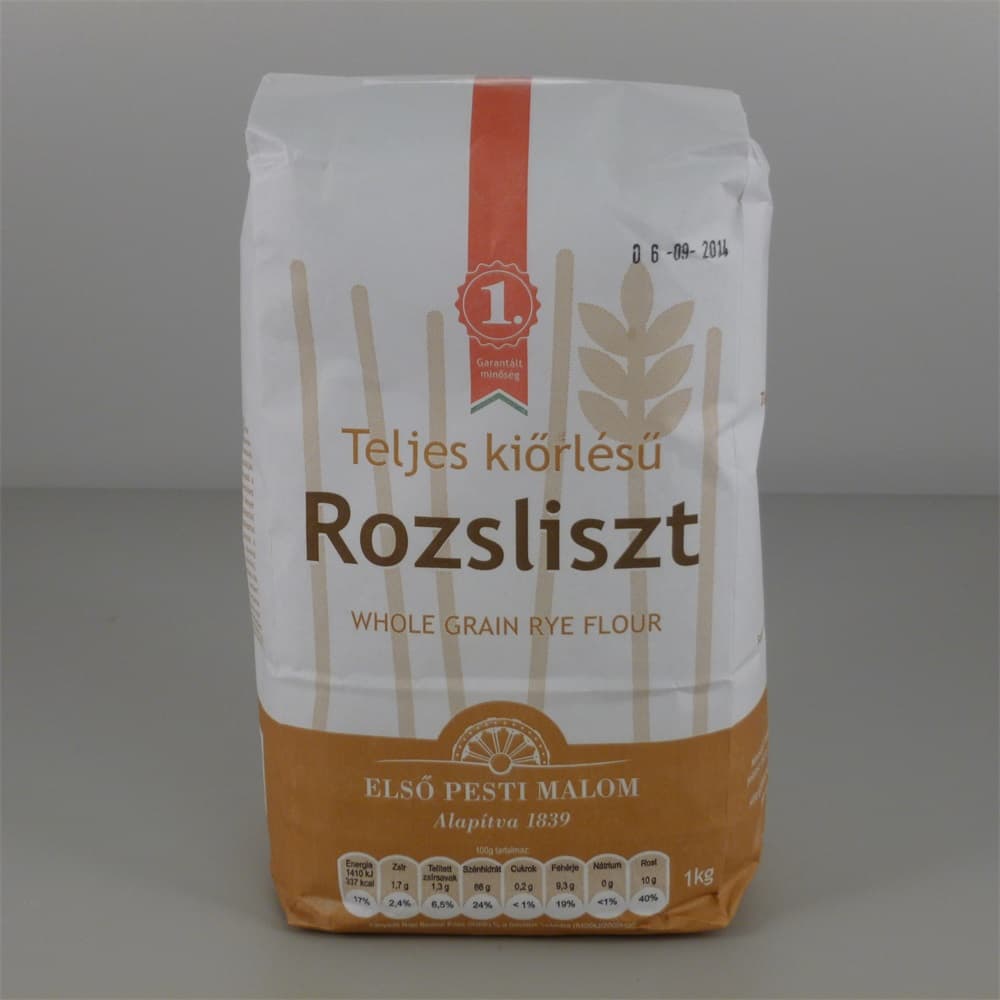 Prvé Pestskej ražnej múky rl-190 celozrnnej 1000 g