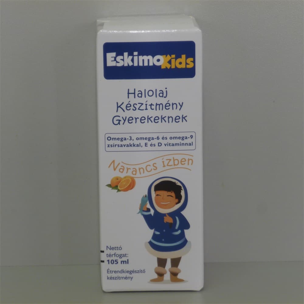 Eskimo kids rybí olej pomaranč 105 ml