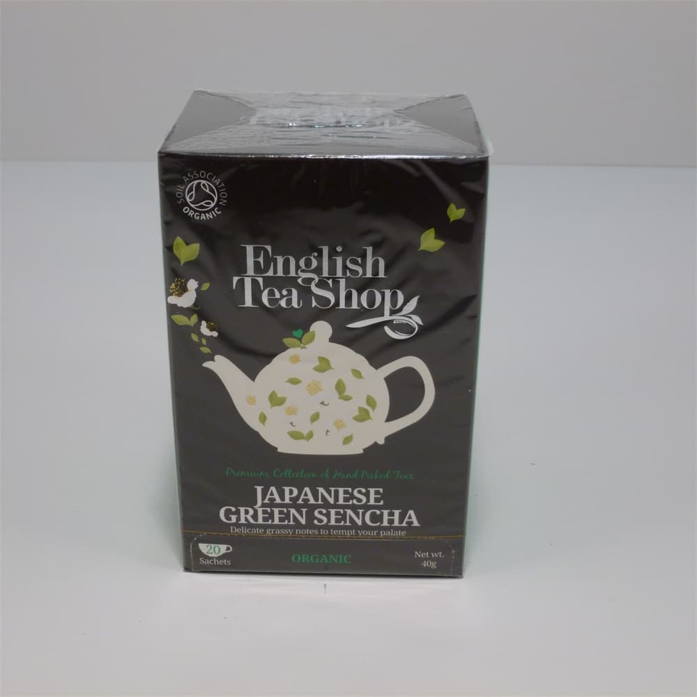 English Tea Shop bio japonský zelený čaj sencha 20x1,5g 30 g