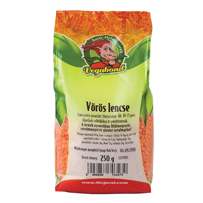 Vegabond červená šošovica 250 g