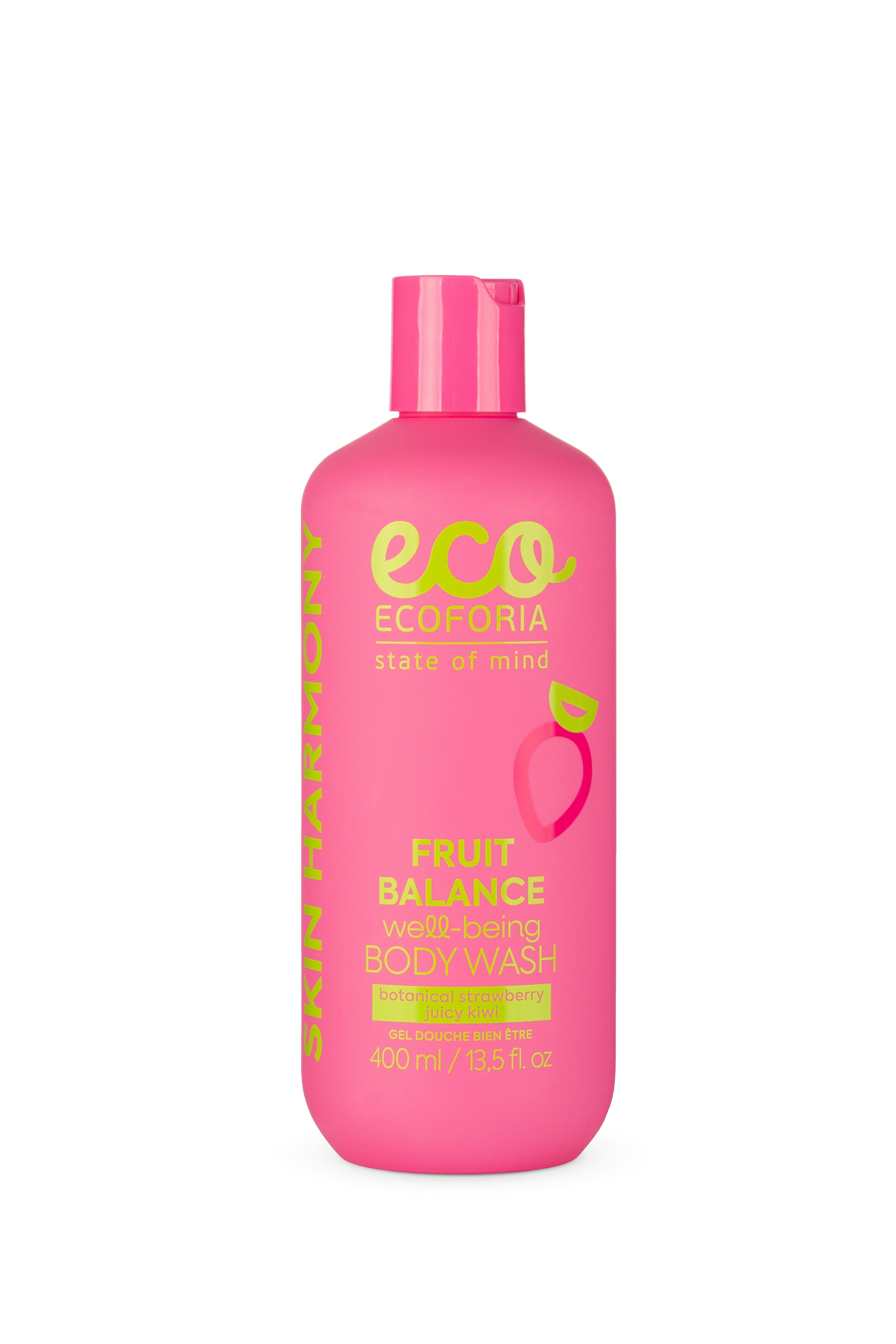 Ecoforia “fruit balance” wellness sprchový gél 400 ml