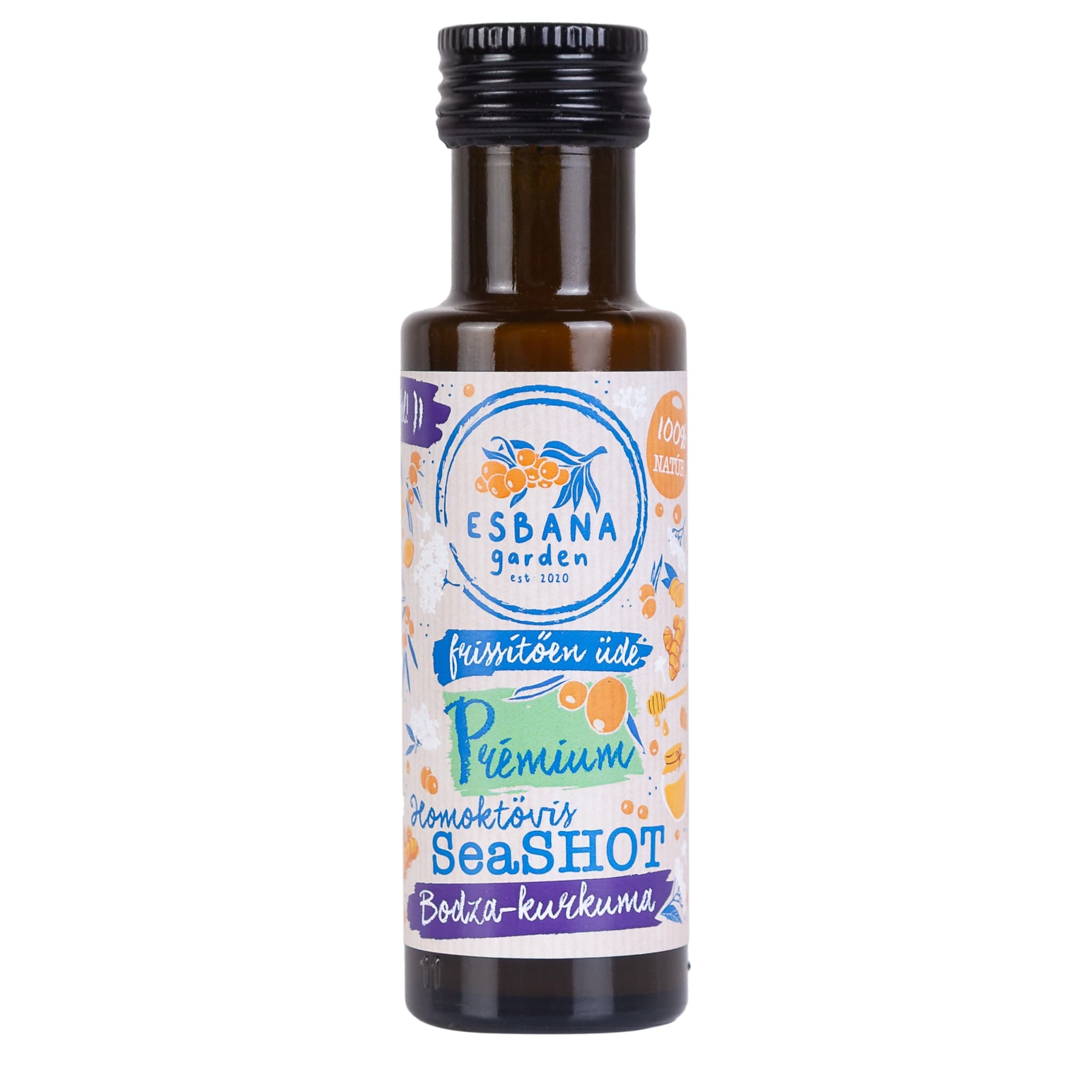 Esbana rakytníkový sea shot baza-kurkumou 100 ml
