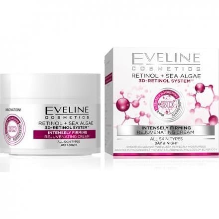 Eveline 3D-Retinol System Intenzívne spevňujúci denný a nočný krém 50 ml - 53099