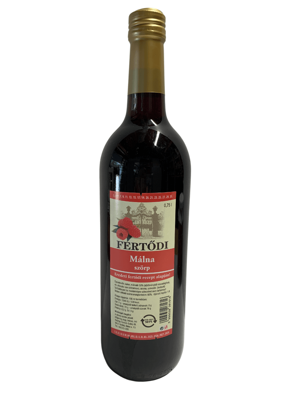 Fertődi malinová šťava 750 ml