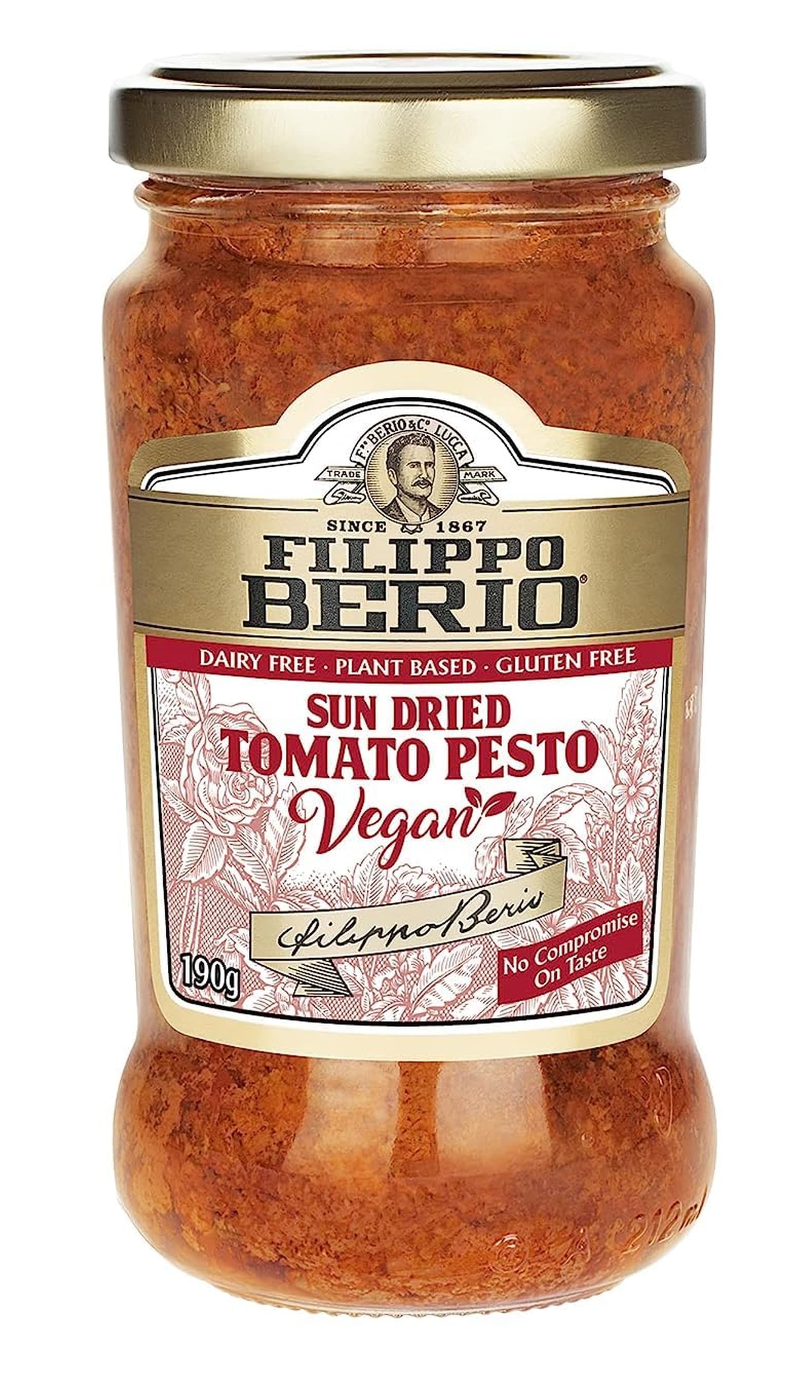 Filippo Berio vegán pesto so sušenými paradajkami 190 g