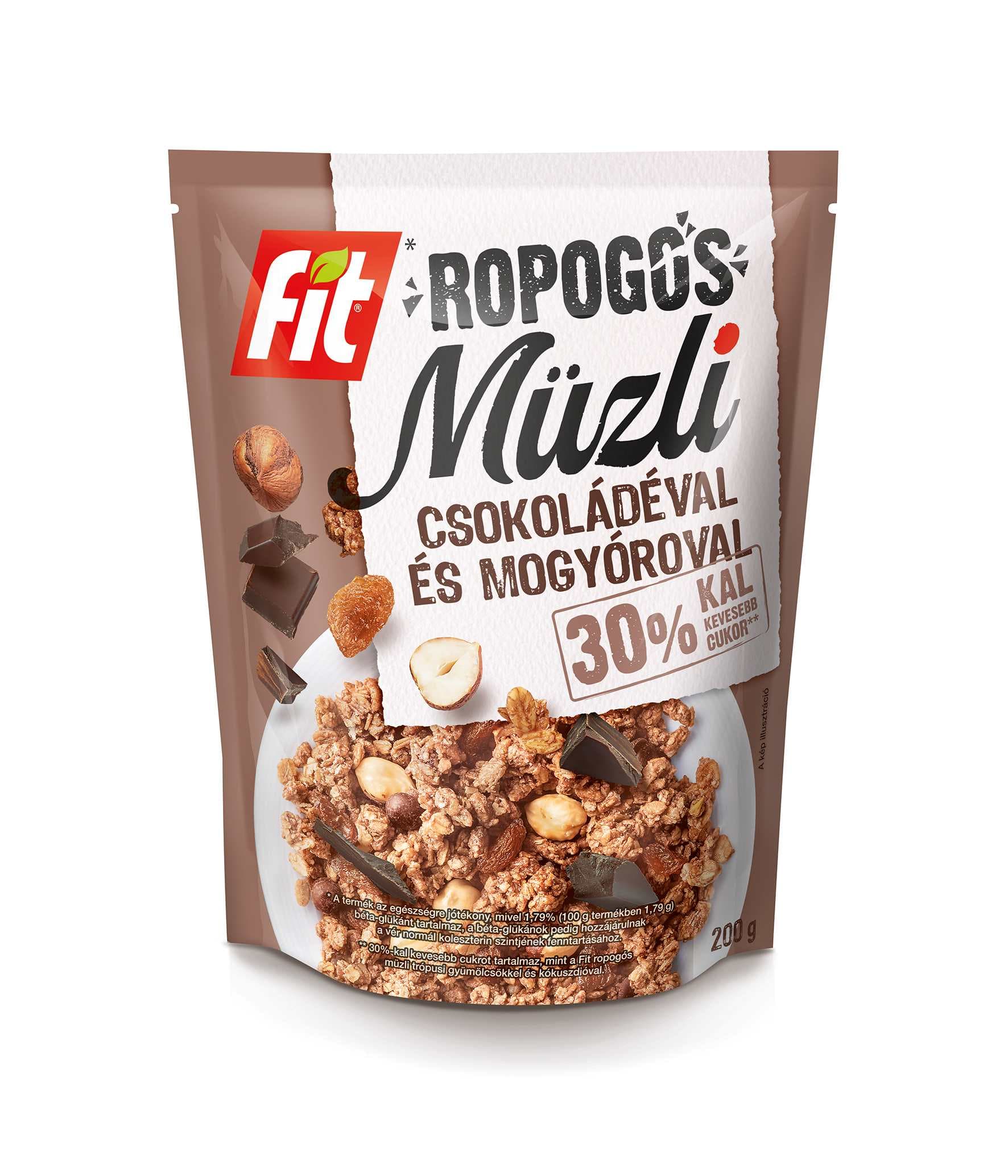 Fit raňajková chrumkavá musli čokoláda-orech 200 g