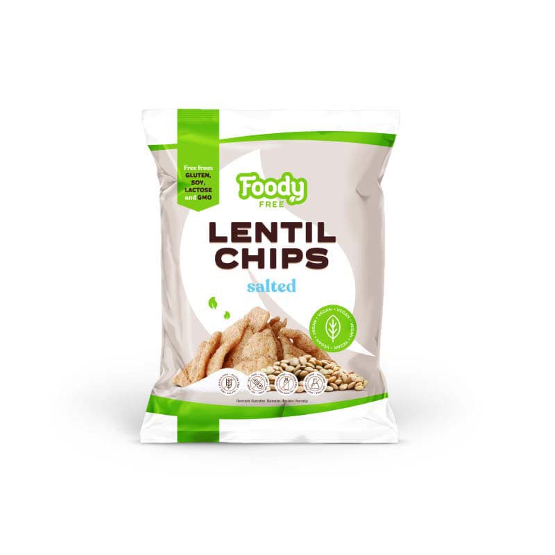 Foody Free šošovicové chipsy solené 50 g