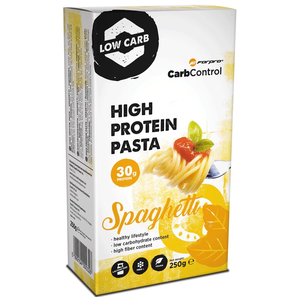 Forpro cestoviny spaghetti so zníženým obsahom sacharidov, extra vysokým obsahom bielkovín 250 g