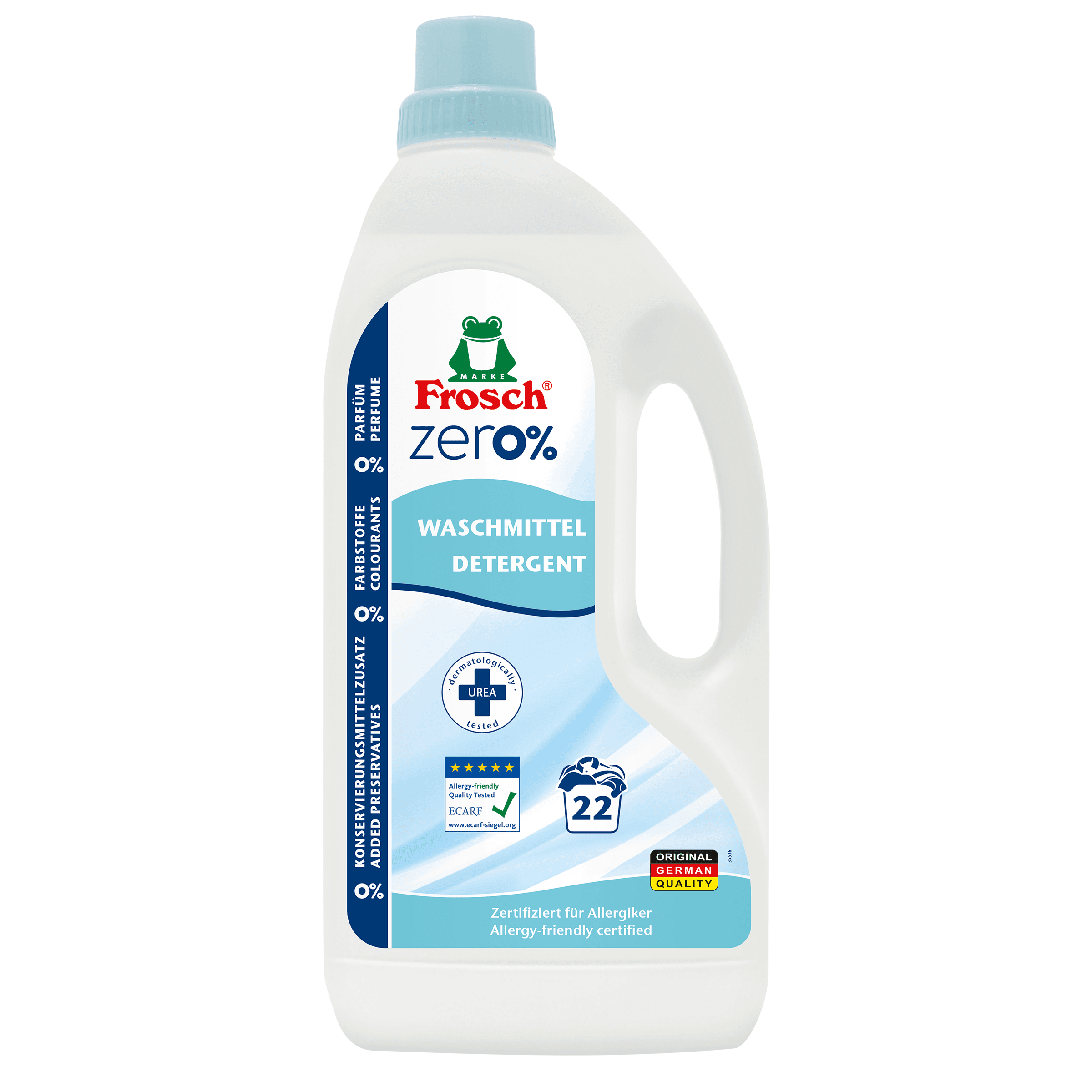 Frosch zero % tekuté prášok na pranie s močovinou 1500 ml
