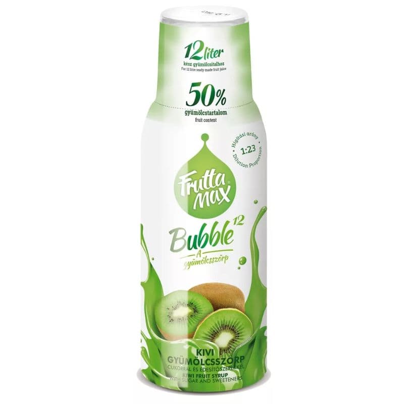 FruttaMax Bubble 12 ovocný sirup kiwi 500 ml