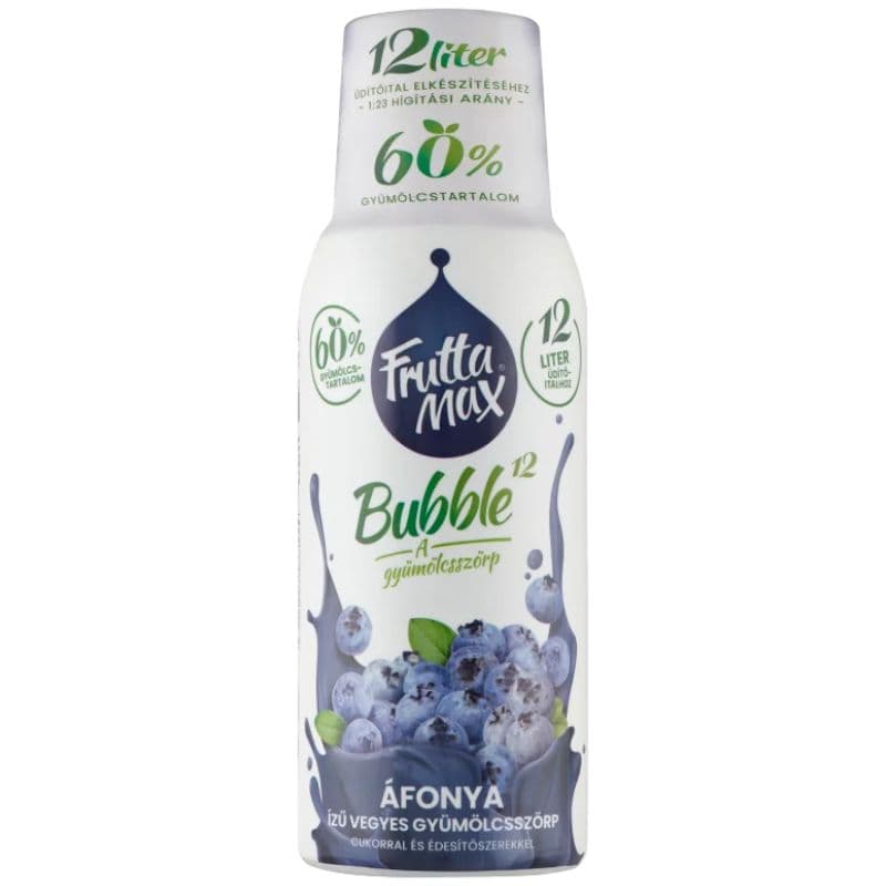 Fruttamax bubble čučoriedka 500 ml