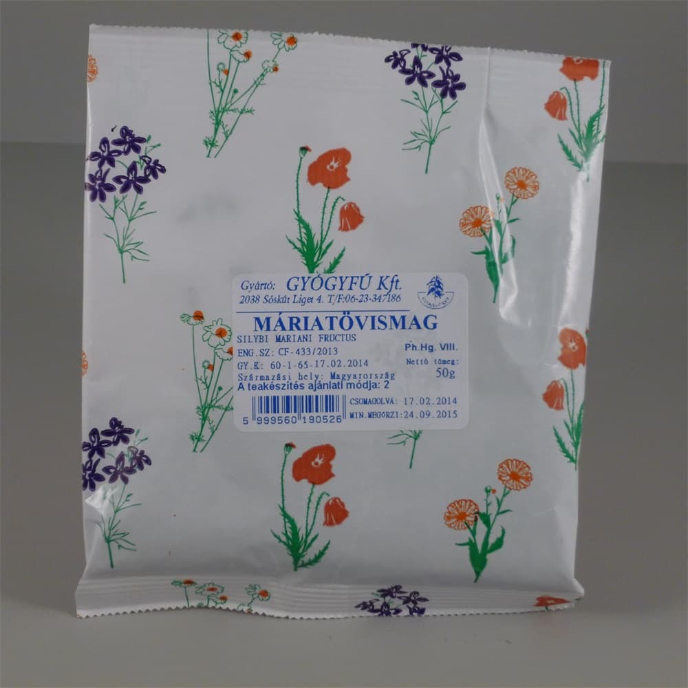 Gyógyfű Plody pestreca mariánskeho 50 g