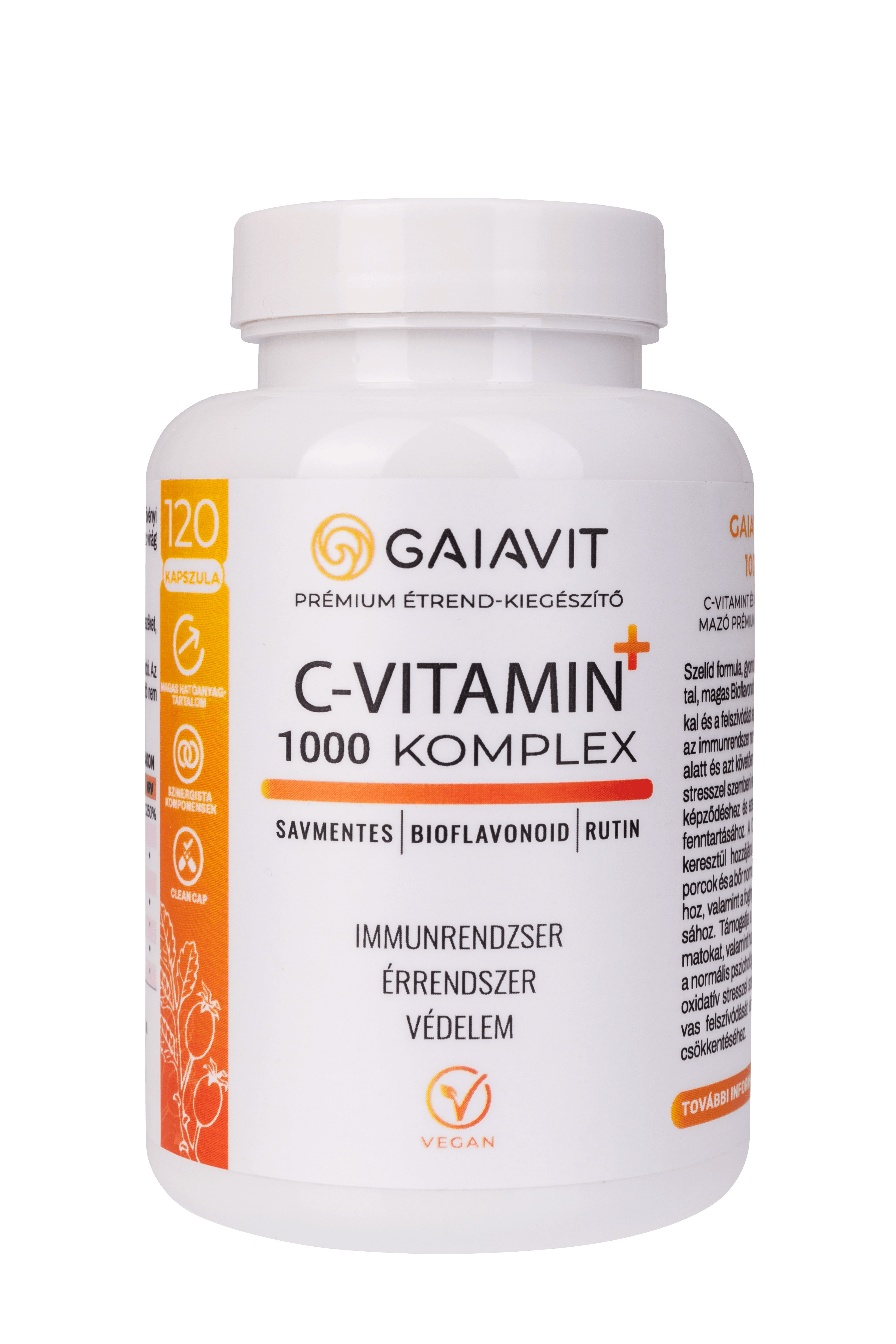 Gaiavit C-vitamin 1000 komplex 60 dávok 120 ks