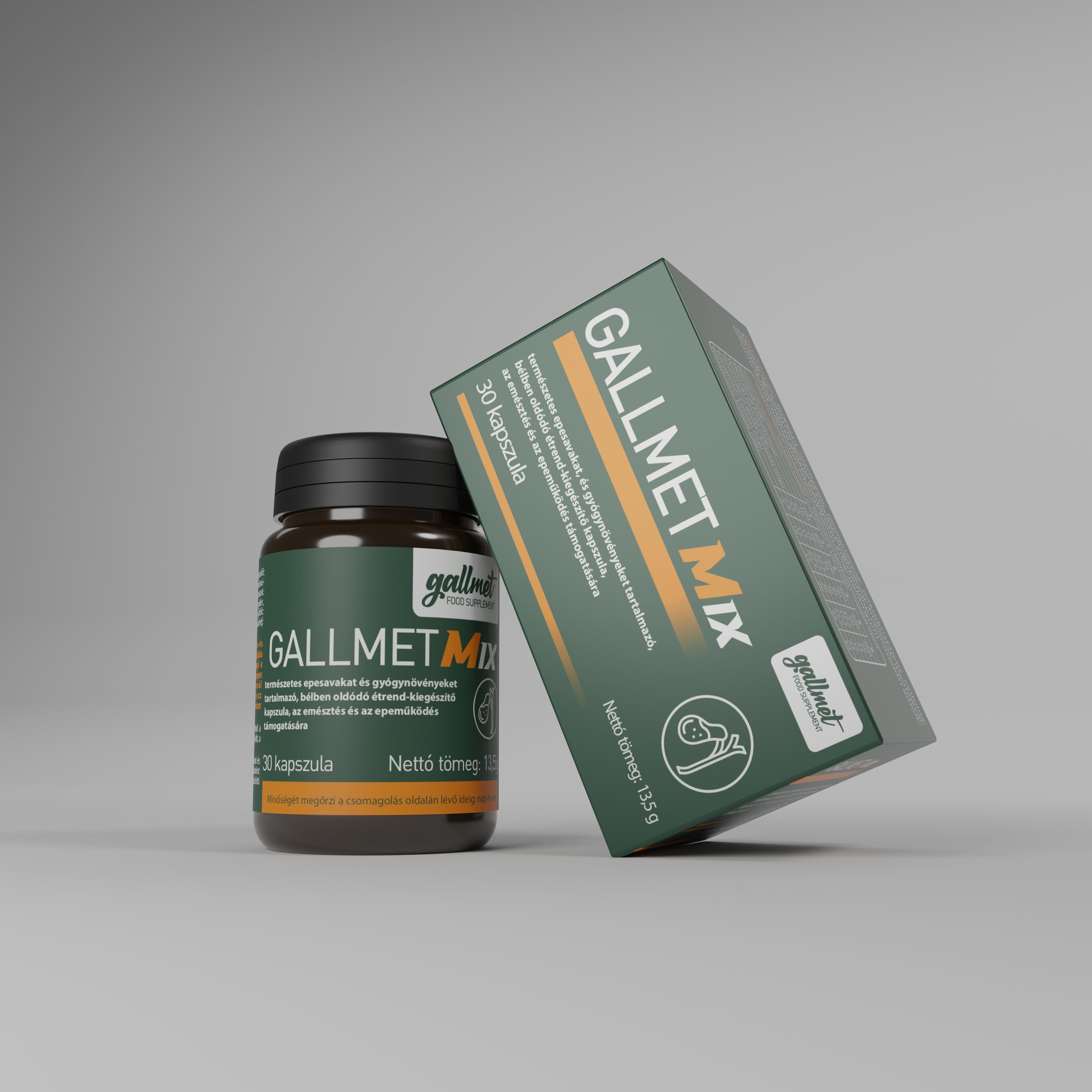 Gallmet-Mix-30 bylinná kapsula 30 ks