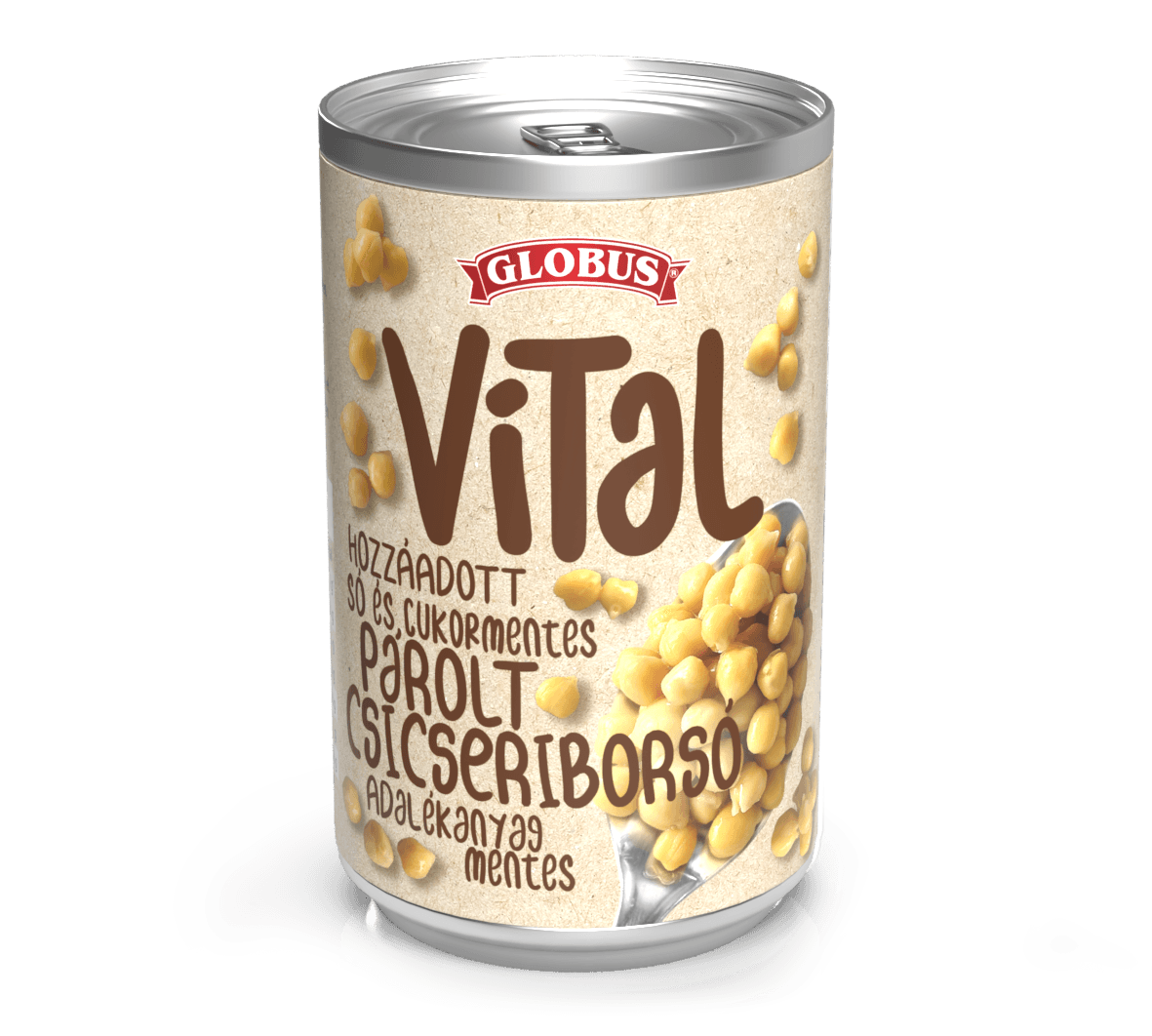 Globus vital cícerová fazuľa konzerva 285 g 1 ks