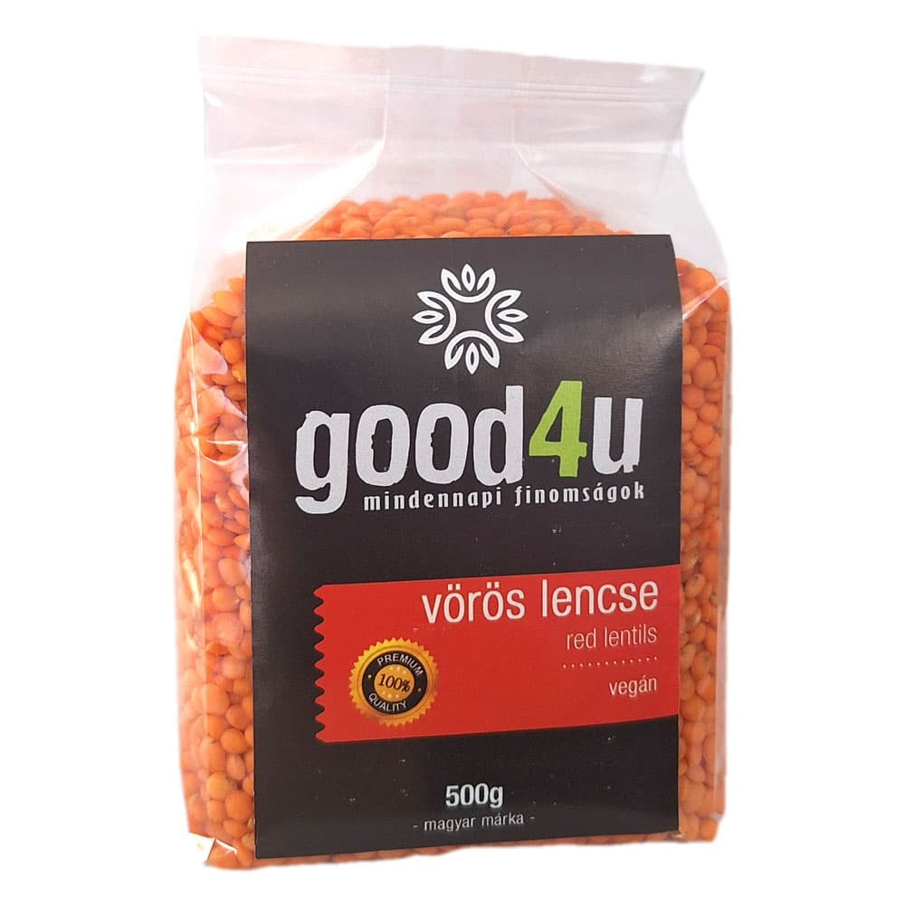 Good4U červená šošovica 500 g