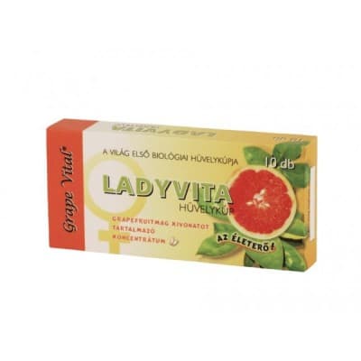 Grape Vital Ladyvita vaginálne čapíky 10x2g 1 ks