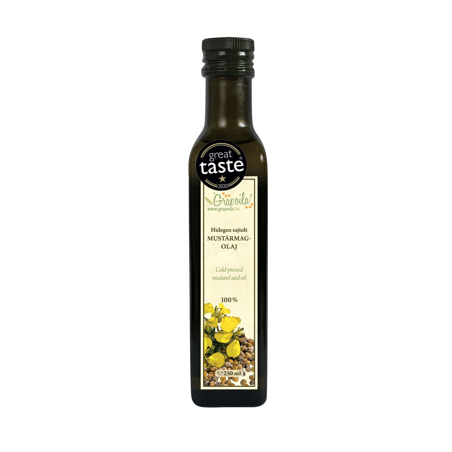 Grapoila Horčicový olej lisovaný za studena 250 ml