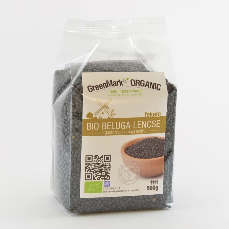 Greenmark bio beluga šošovica čierna 500 g