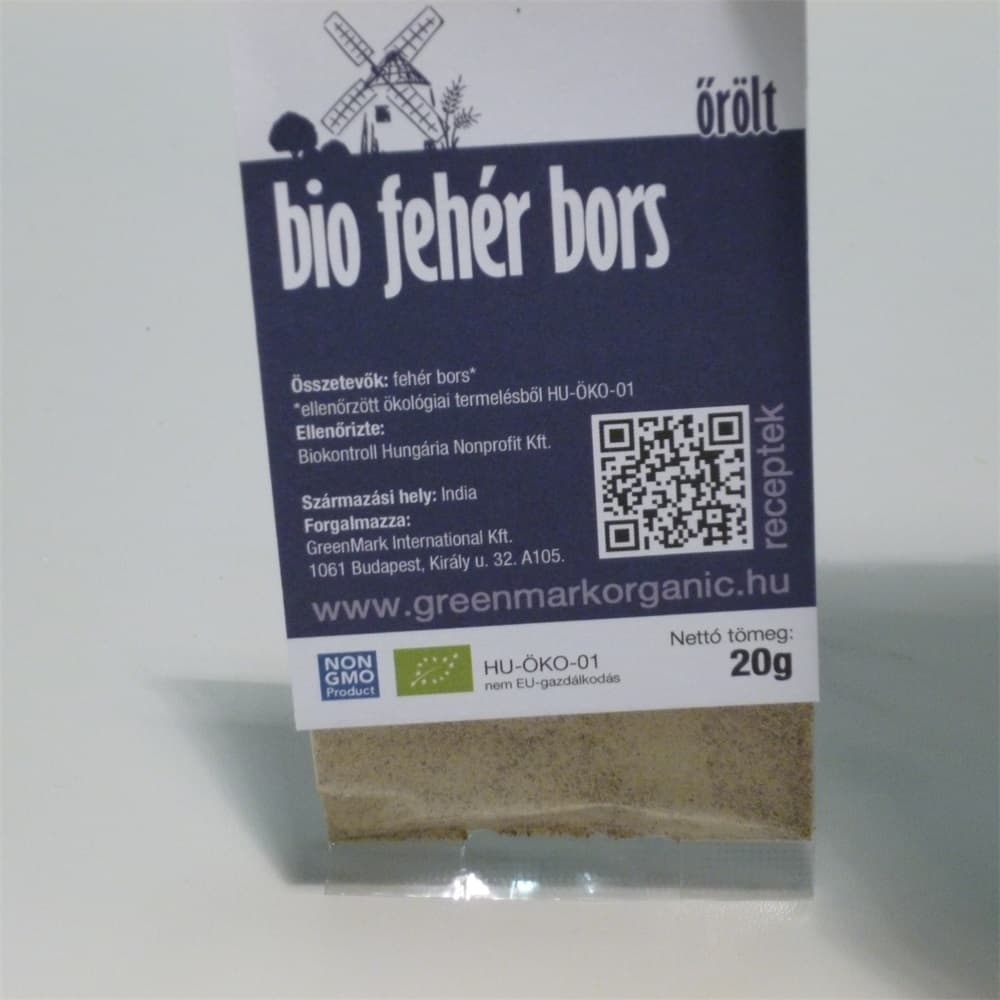 GreenMark Organic biely mleté korenie 20 g - 27365