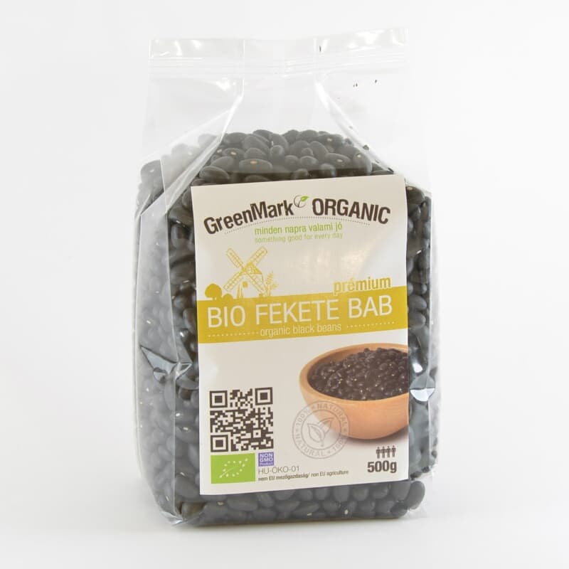 Greenmark bio čierna fazuľa 500 g