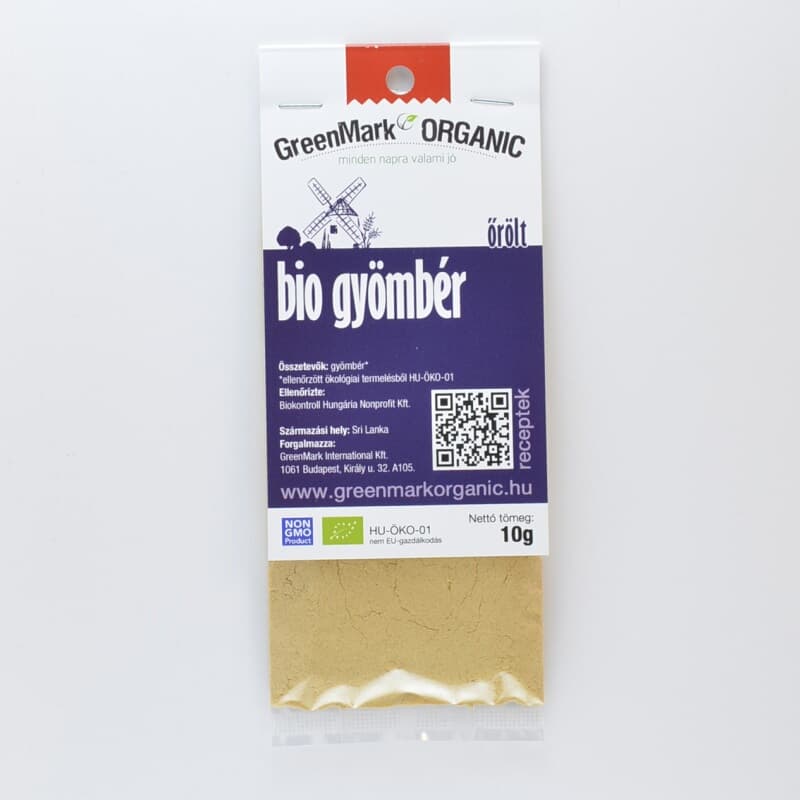 Greenmark bio zázvor mletý 10 g
