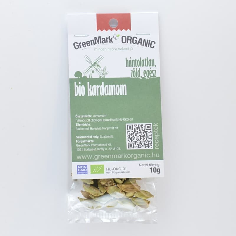 Greenmark bio kardamom lúpaný zelený 10 g
